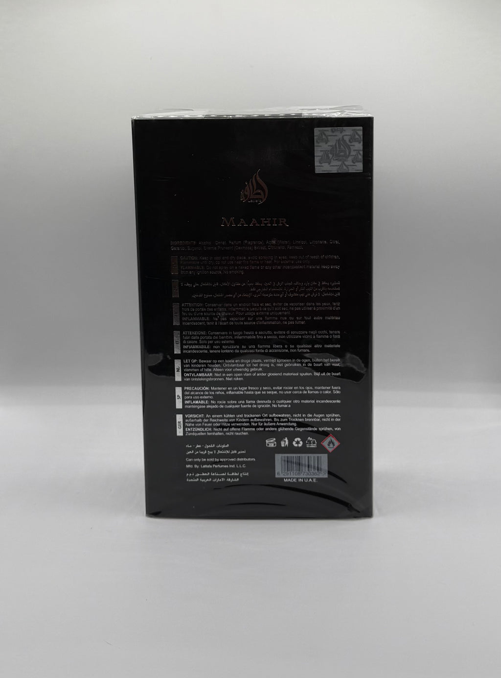 Lattafa Maahir Black Edition EDP