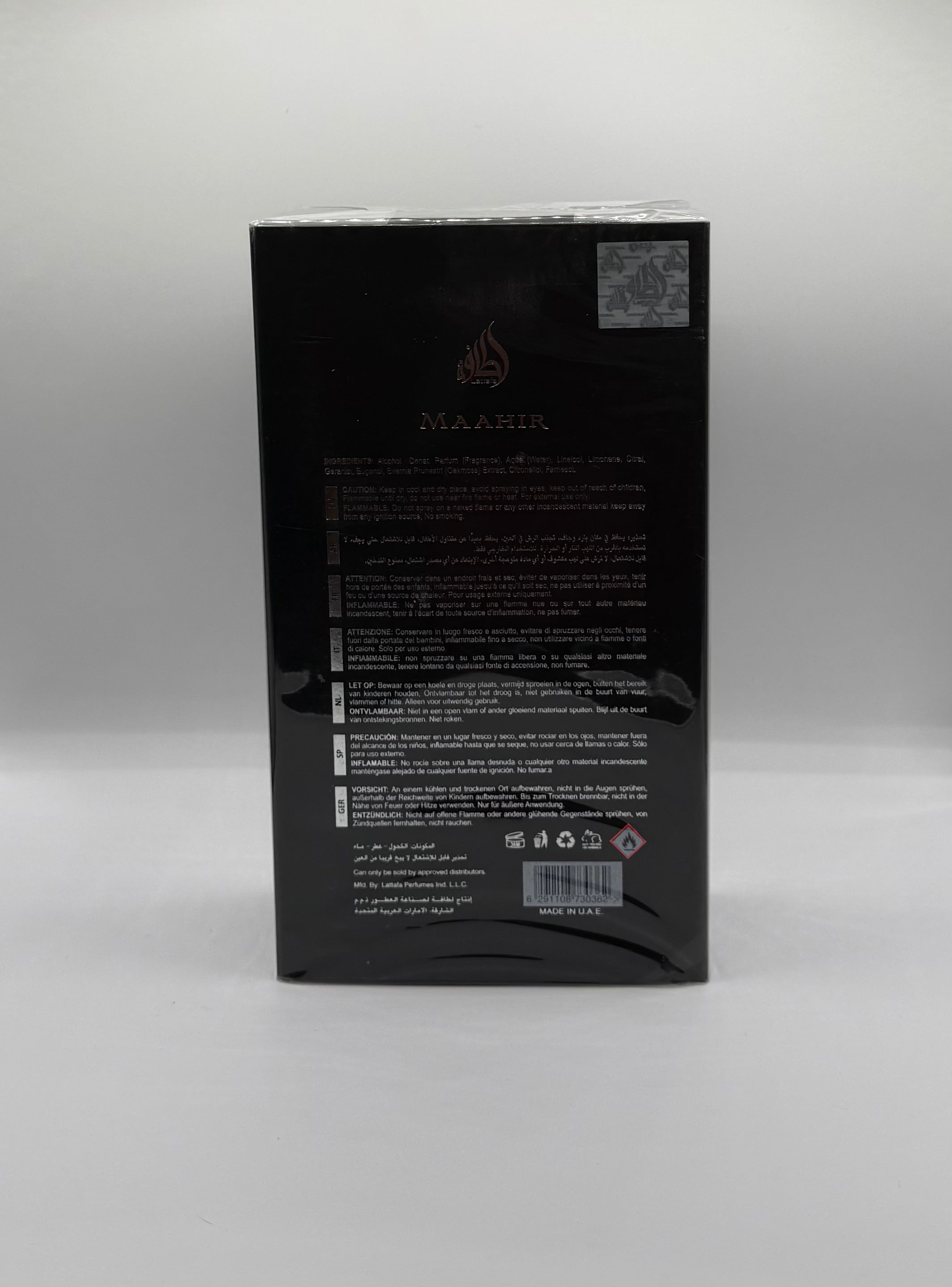 Lattafa Maahir Black Edition EDP