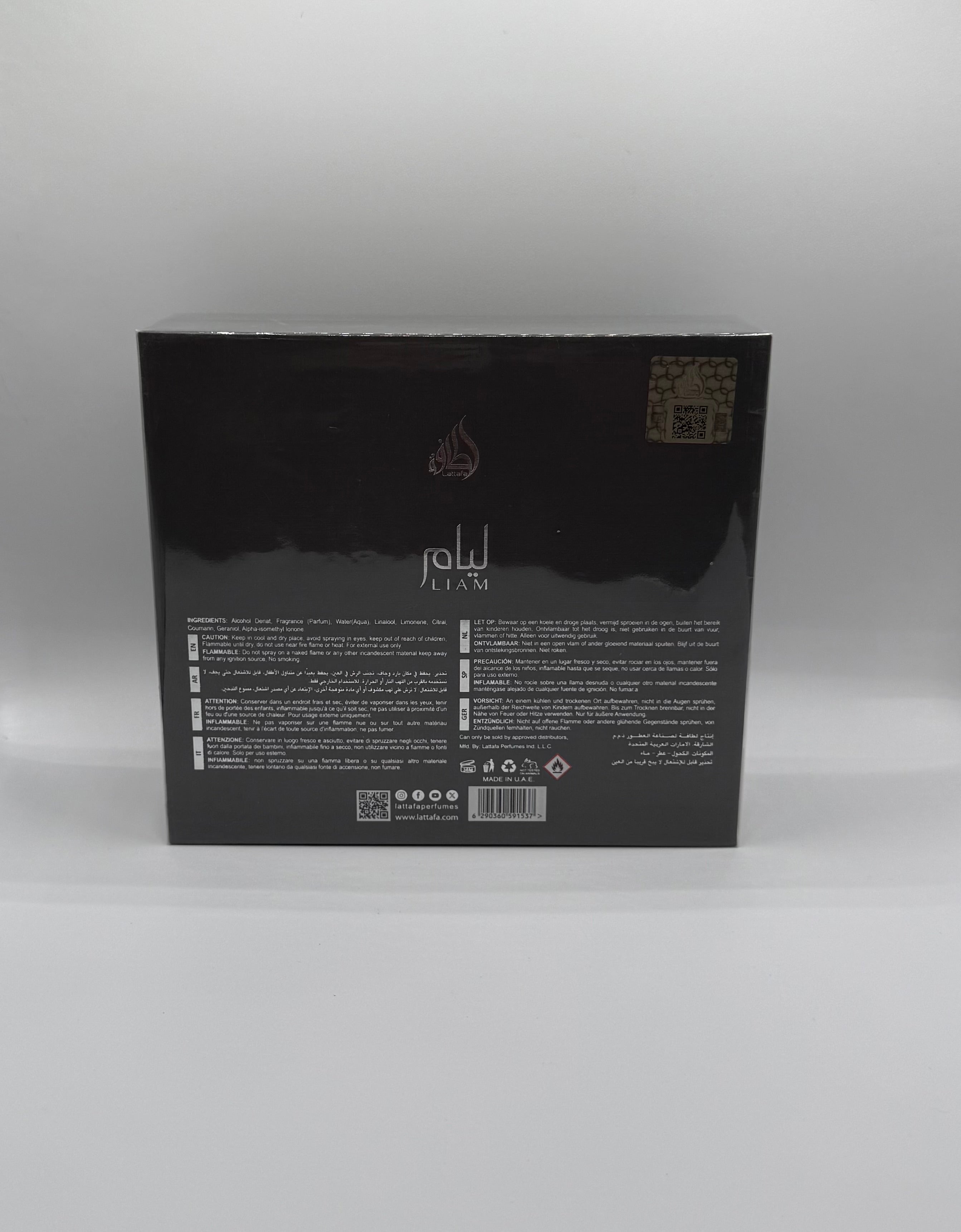 Lattafa Liam Grey Eau De Parfum